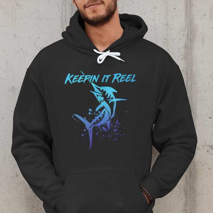 Fishing Keepin IT Reel Marlin Sport Fishermen Men Dad Men Hoodie Fishing Keepin IT Reel Marlin Sport Fishermen Men Dad Men Hoodie