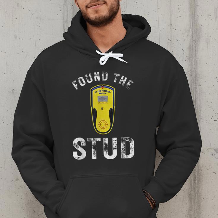 Found The Stud Dad Joke Handy Tools Stud Finder Men Hoodie