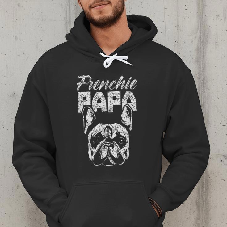 Frenchie Papa Lover Owner French Bulldog Dad Father Daddy Men Hoodie