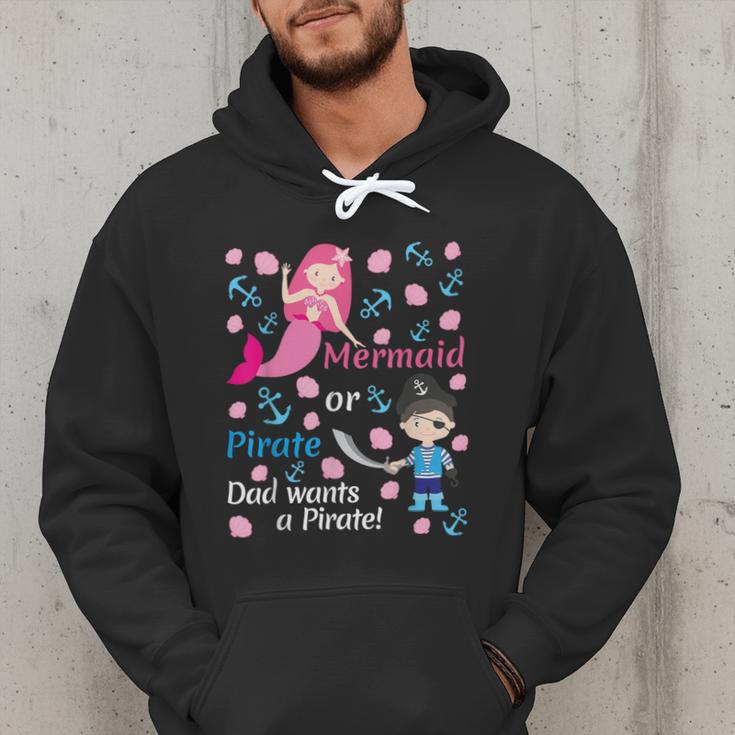 Gender Reveal Party Shirt Mermaid Or Pirate Dad Wants Pirate Men Hoodie Gender Reveal Party Shirt Mermaid Or Pirate Dad Wants Pirate Men Hoodie