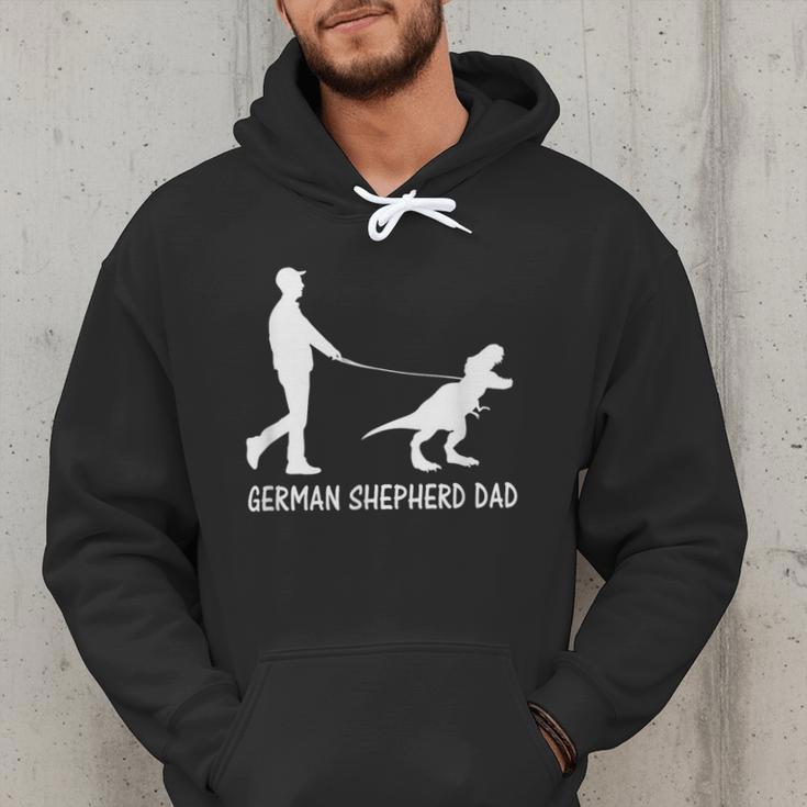 German Shepherd Dad Dinosaur GSD Owners Father's Day Men Hoodie German Shepherd Dad Dinosaur GSD Owners Father's Day Men Hoodie