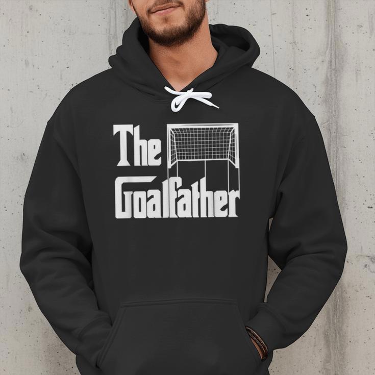 The Goalfather Dad Soccer Goalkeeper Goalie Coach Footballer Men Hoodie
