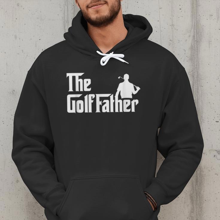 Golffather Father Dad Golfer Golfing Golf Club Putter Men Hoodie