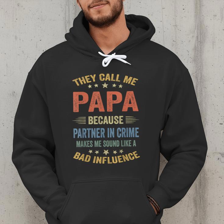 Grandpa Shirts Dad Partner In Crime Shirt Men Hoodie