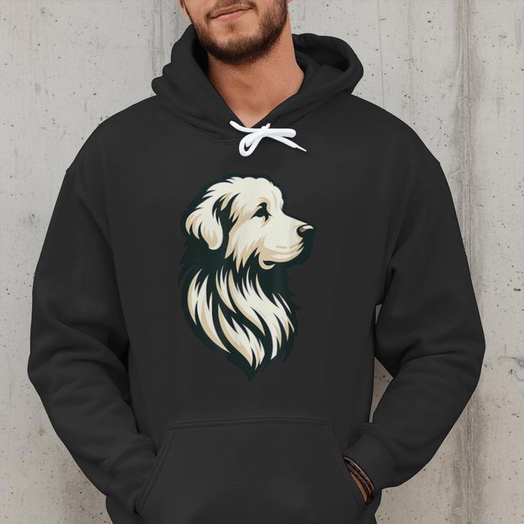 Great Pyrenees Pyr Minimalist Simple Dog Mom Dad Boys Girls Men Hoodie