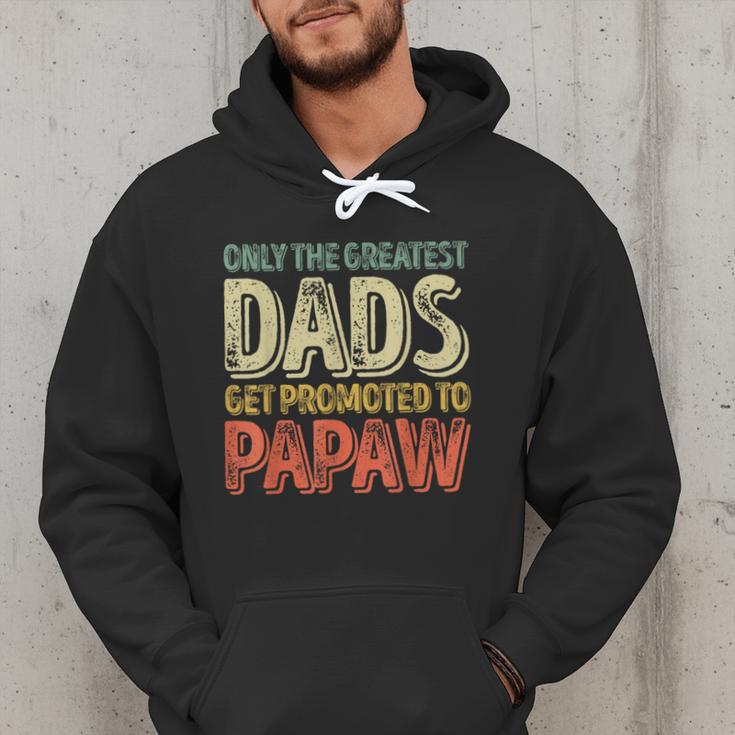 Only The Greatest Dads Get Promoted To Papaw Men Hoodie