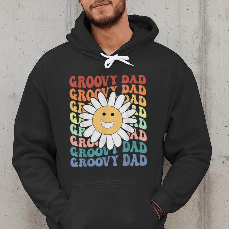 Groovy Dad Matching Outfit Fathers Day Family Retro Vintage Men Hoodie Groovy Dad Matching Outfit Fathers Day Family Retro Vintage Men Hoodie