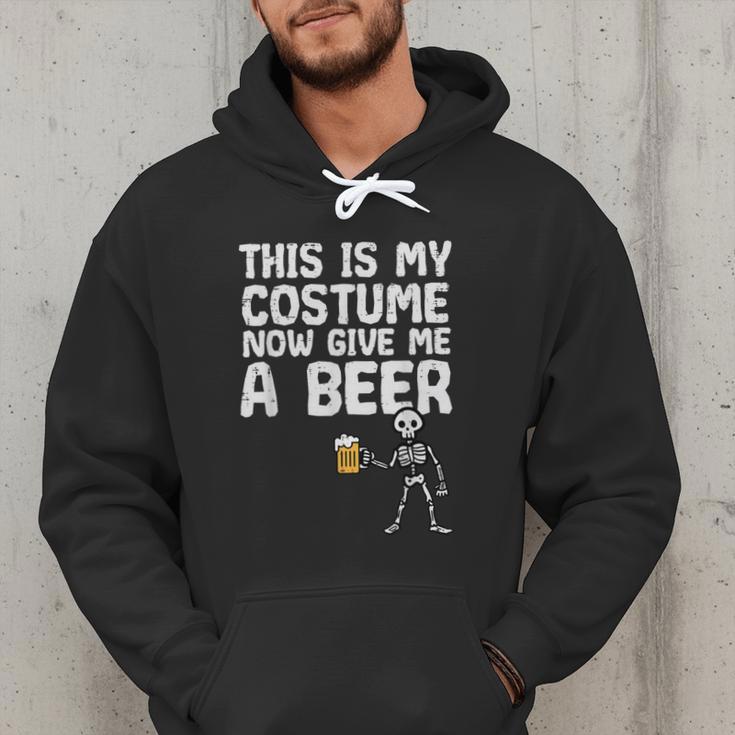Halloween This Is My Costume Give Me Skeleton Dad Men Men Hoodie