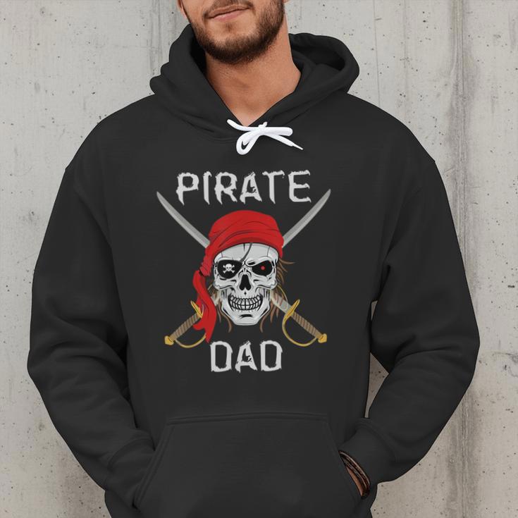 Halloween Pirate Skull Apparel Pirate Dad V-Neck Short Sleeve Cotton 100 T-Shirt Small Men Hoodie