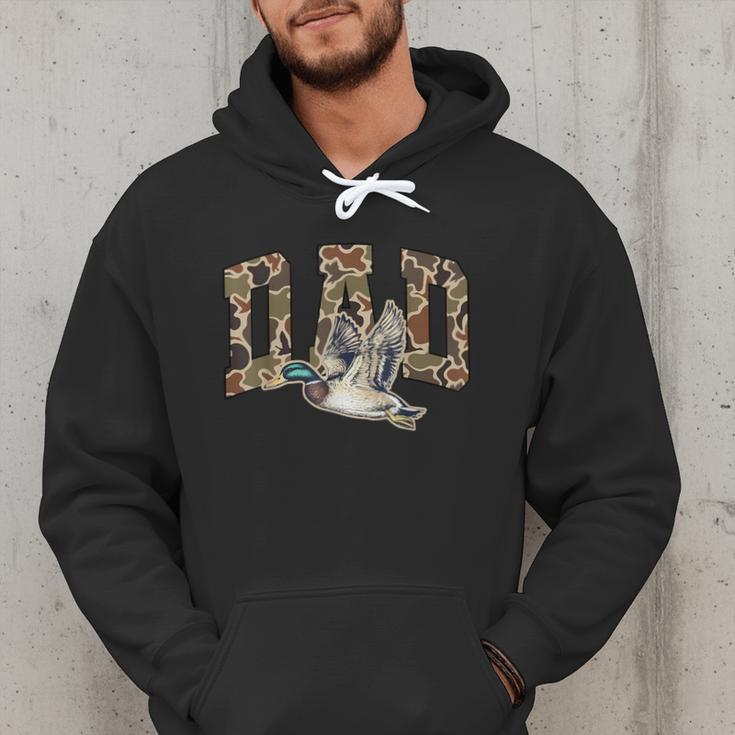 Hunting Dad Duck Camouflage Camo Preppy Camo Dad Camo Men Hoodie