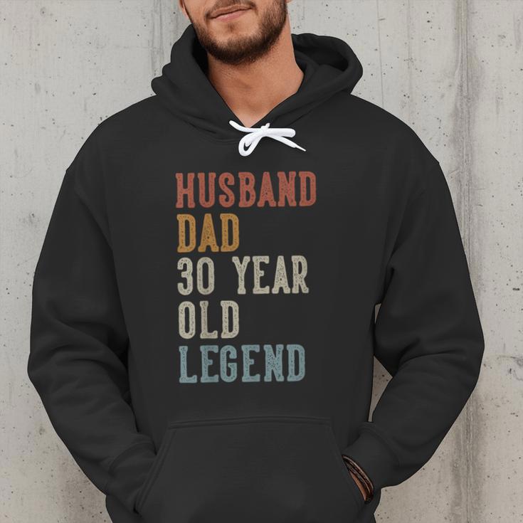 Husband Dad 30 Year Old Legend 30th Birthday Men Hoodie