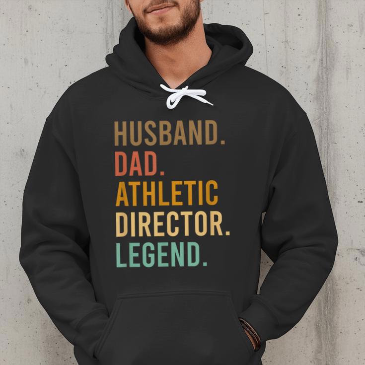 Husband Dad Athletic Director Legend Athletic Directors Men Hoodie