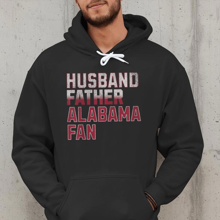 Husband Father Alabama Fan Fathers Day Alabama Dad Men Hoodie