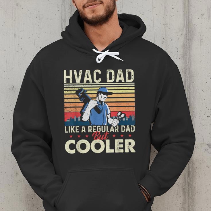HVAC Dad Like A Regular Dad HVAC Technician AC Repairman Men Hoodie
