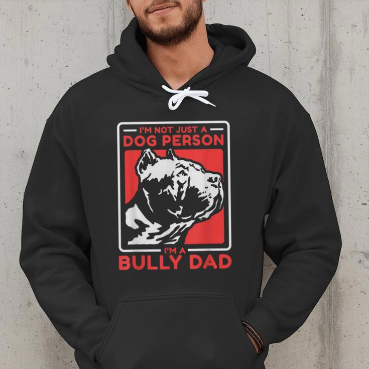 I'm A Bully Dad Dog Owner American Bully Men Hoodie
