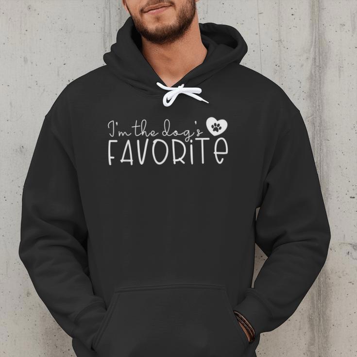 I'm The Dog's Favorite Cute Dog Mom Dad Pet Lover Men Women Kids Men Hoodie