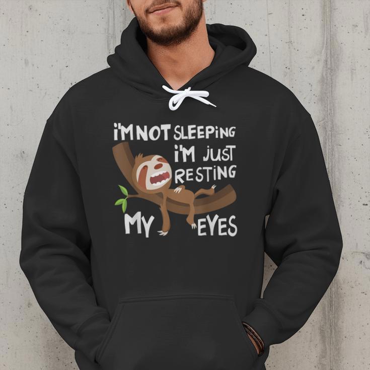 I'm Not Sleeping I'm Just Resting My Eyes Father's Day Dad Men Hoodie I'm Not Sleeping I'm Just Resting My Eyes Father's Day Dad Men Hoodie