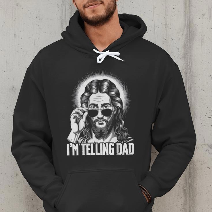 I'm Telling Dad Jesus Men Hoodie I'm Telling Dad Jesus Men Hoodie