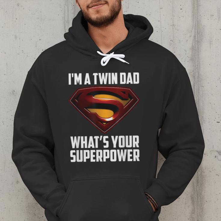 I'm A Twin DAD-What's Your Superpower Men Hoodie