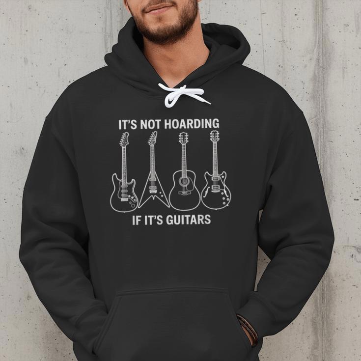 It’s Not Hoarding If It’s Guitars Gifts Men And Dad Grandpa Men Hoodie
