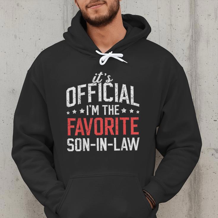 It's Official I'm The Favorite Son-In-Law Dad Father Men Hoodie