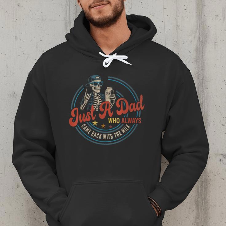 Just a Dad Who Always Came Back With The Milk Father's Day Men Hoodie