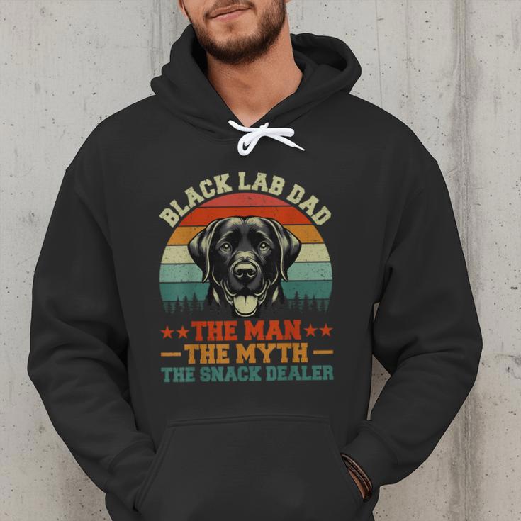 Labrador Retriever Dad Black Lab Dad Men Hoodie