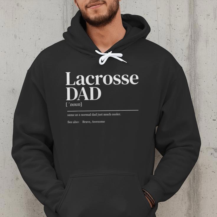 Lacrosse Quote Definition Men Dad Men Hoodie