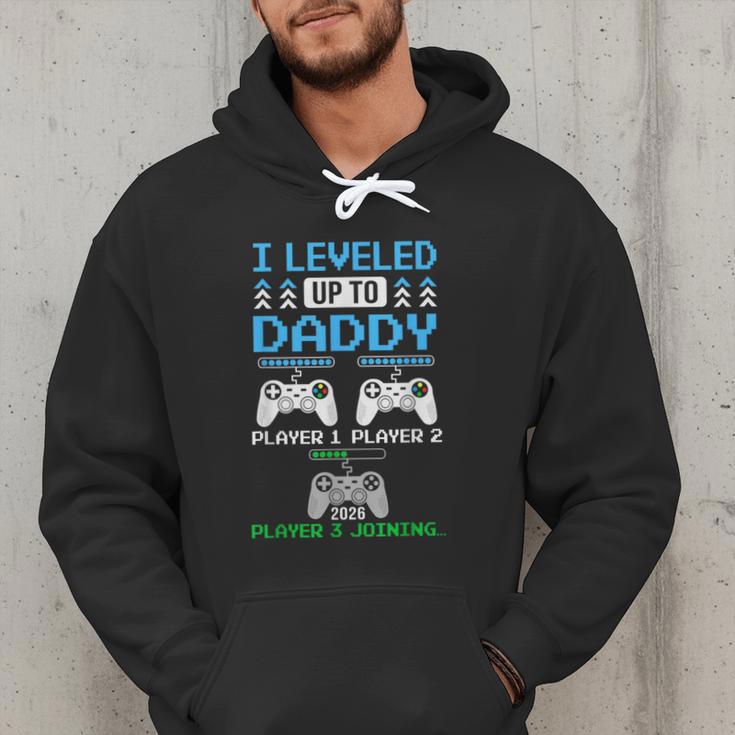 Leveled Up To Daddy Again Gamer Dad Est 2026 Men Hoodie