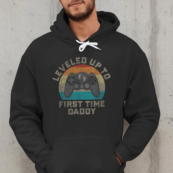 I Leveled Up To First Time Daddy Soon To Be Dad Men Hoodie