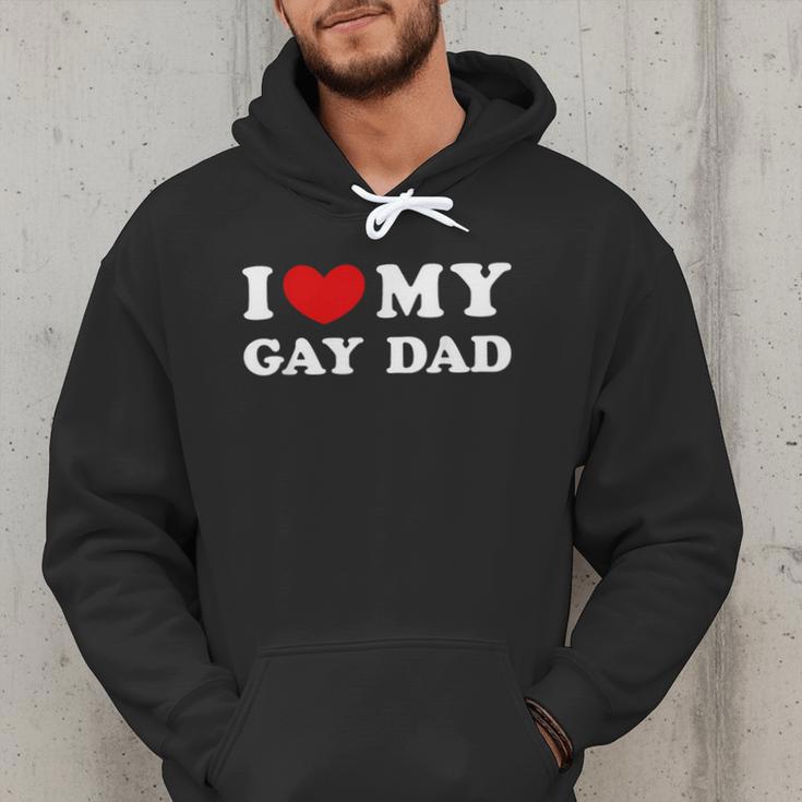 I Love My Gay Dad I Heart My Gay Dad Men Hoodie
