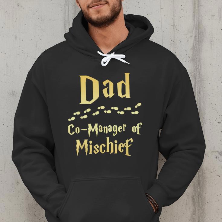 Magical Dad Manager Of Mischief Birthday Family Matching Men Hoodie