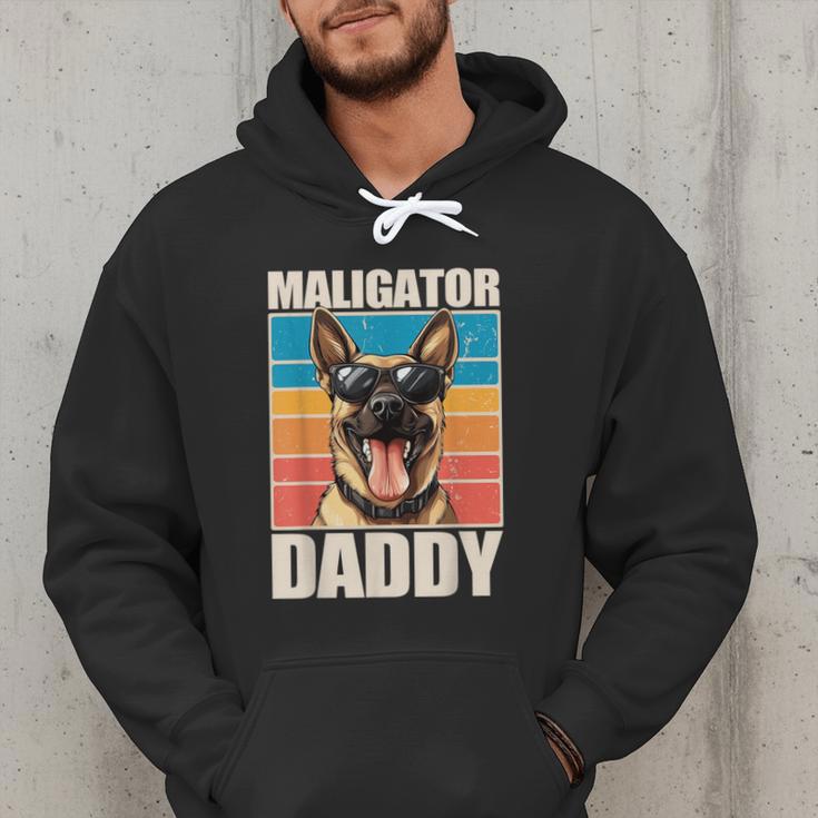 Malinois Dad Maligator Daddy Belgian Malinois Men Hoodie