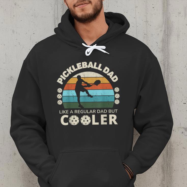 Man's Pickleball Dad Like A Regular Dad But Cooler Men Hoodie