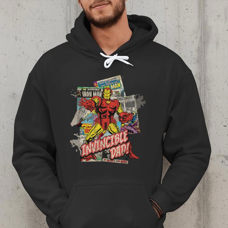 Marvel Iron Man Invincible Dad Father's Day Comic Retro Men Hoodie
