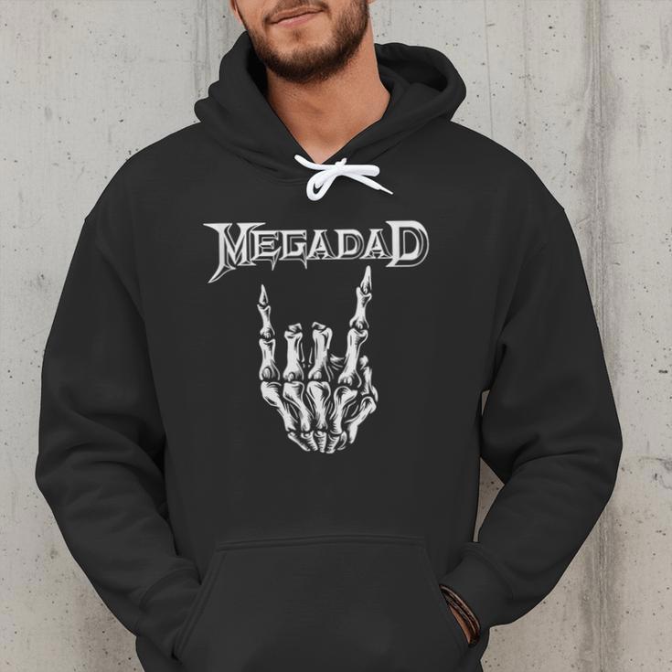 Megadad Retro 90s Hard Rock Band Heavy Metal Father's Day Men Hoodie
