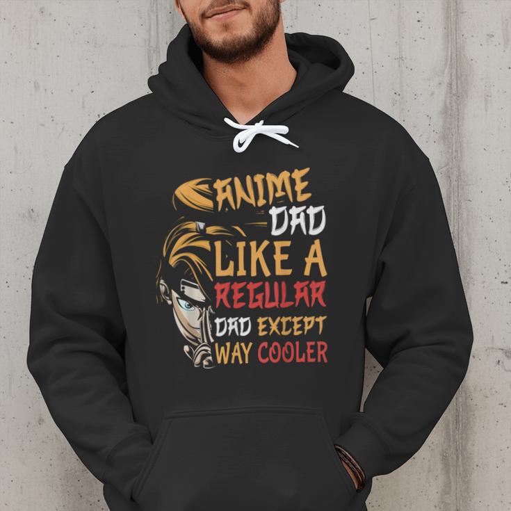 Men Anime Father's Day Anime Dad Except Way Cooler Men Hoodie