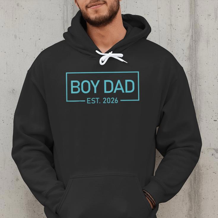 Men Boy Dad Est 2026 Newborn Daddy Father Baby Boy Son Men Hoodie