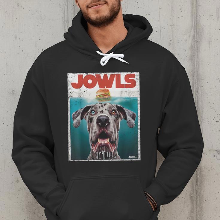 Merle Great Dane Jowls Paws Top Blue Eye Brown Dog Mom Dad For Men Women Girls Kids Men Hoodie