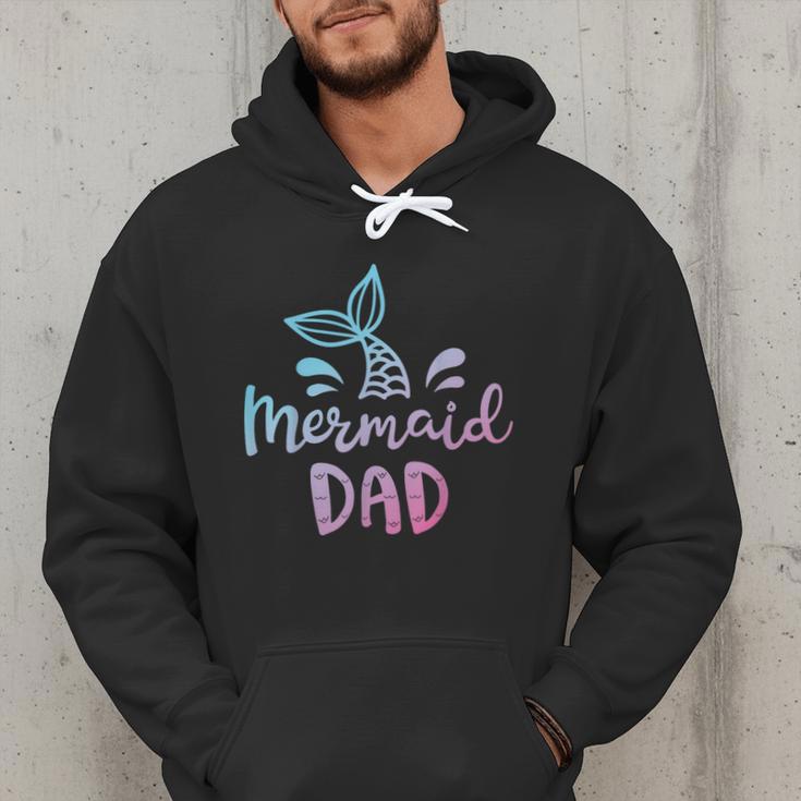 Mermaid Dad Merman Daddy Dad Family Matching Birthday Men Hoodie