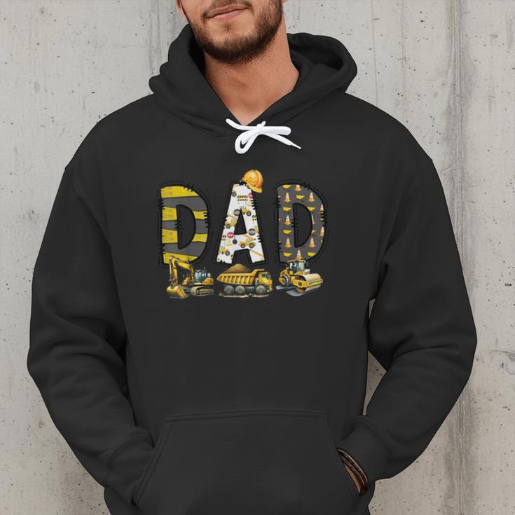 Mom And Dad Construction Birthday Boys Toddler Kids Family Men Hoodie