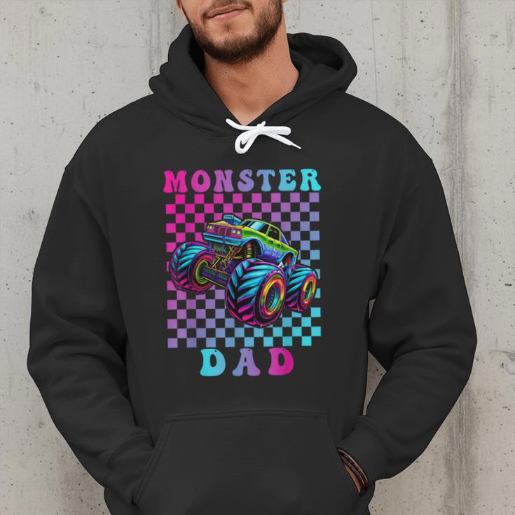 Monster Truck Dad Family Matching Shirt Truck Lovers Men Hoodie