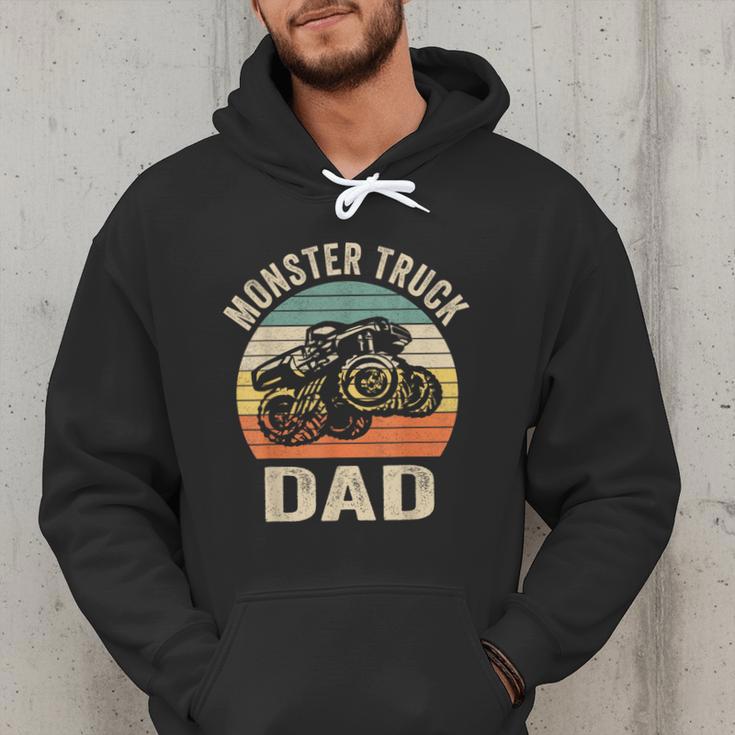 Monster Truck Dad Shirt Retro Vintage Monster Truck Shirt Men Hoodie
