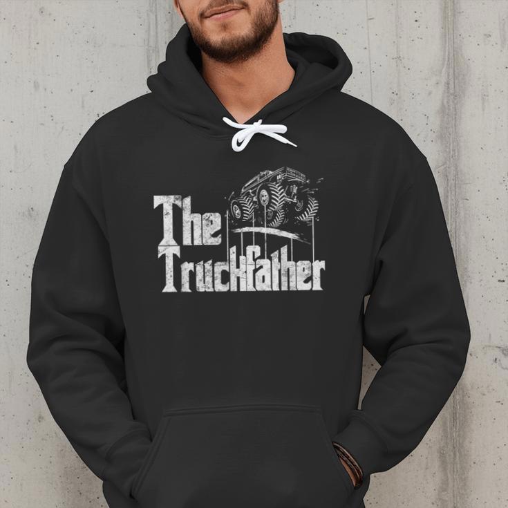 Monster Truck Jam Truckfather Dad Father UTE Pickup Men Hoodie