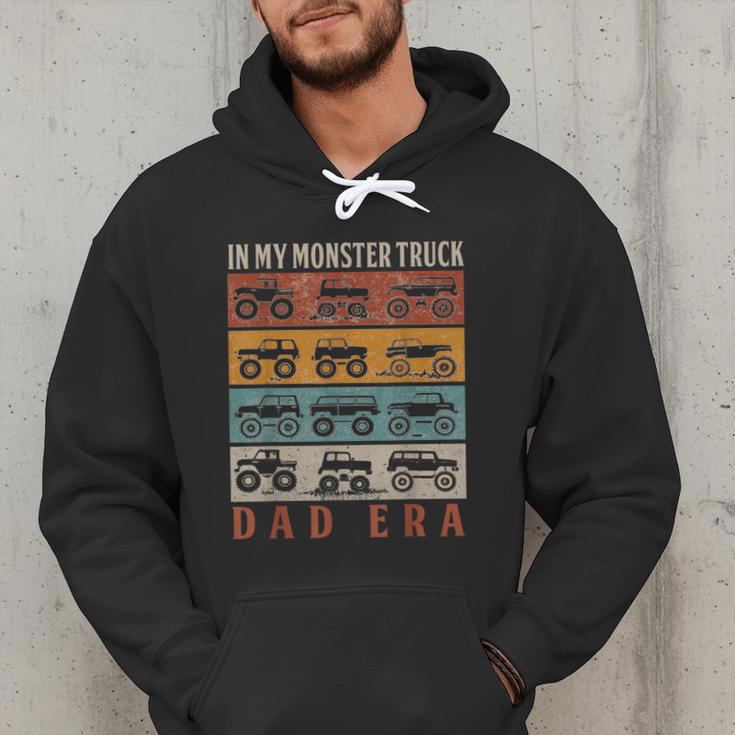 In My Monster Trucks Dad Era Matching Family Truck Lovers Men Hoodie