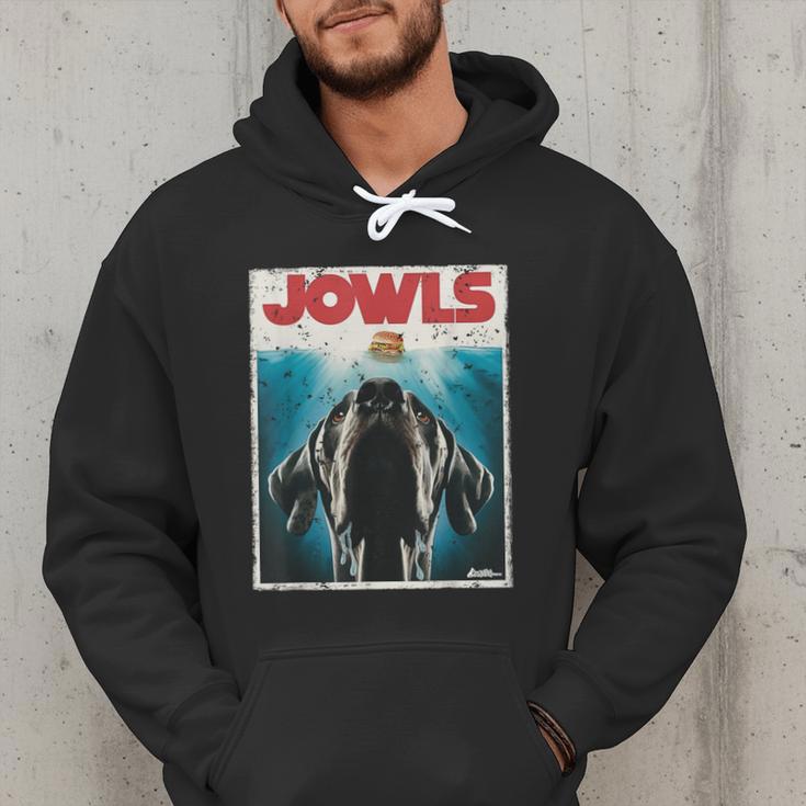 MonsterMuttz Great Dane Jowls Paws Top Drooling Dog Mom Dog Dad Men Hoodie