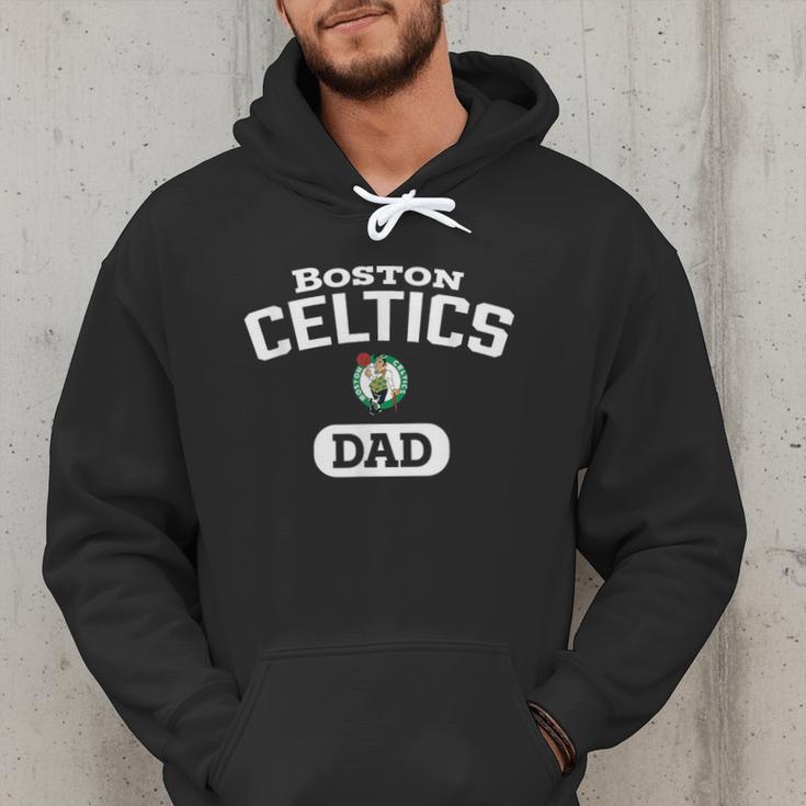NBA Boston Celtics Dad Arched Team Logo Men Hoodie