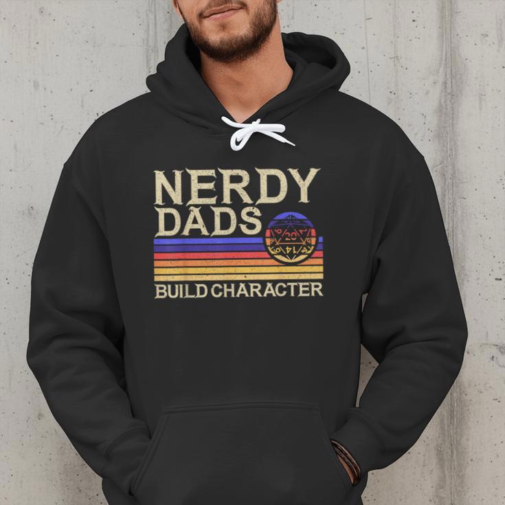 Nerdy Dad RPG Gaming D20 Tabletop Games RPG Gamer Men Hoodie