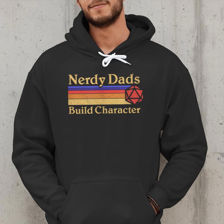 Nerdy Dads Dice For Tabletop RPG New Father Men Hoodie