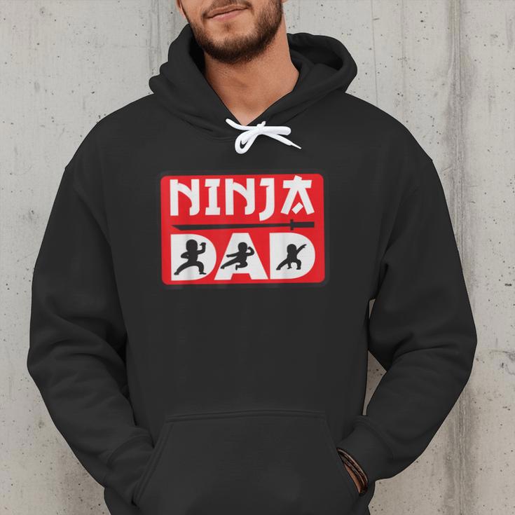Ninja Dad Matching Family Ninja Warrior Men Hoodie